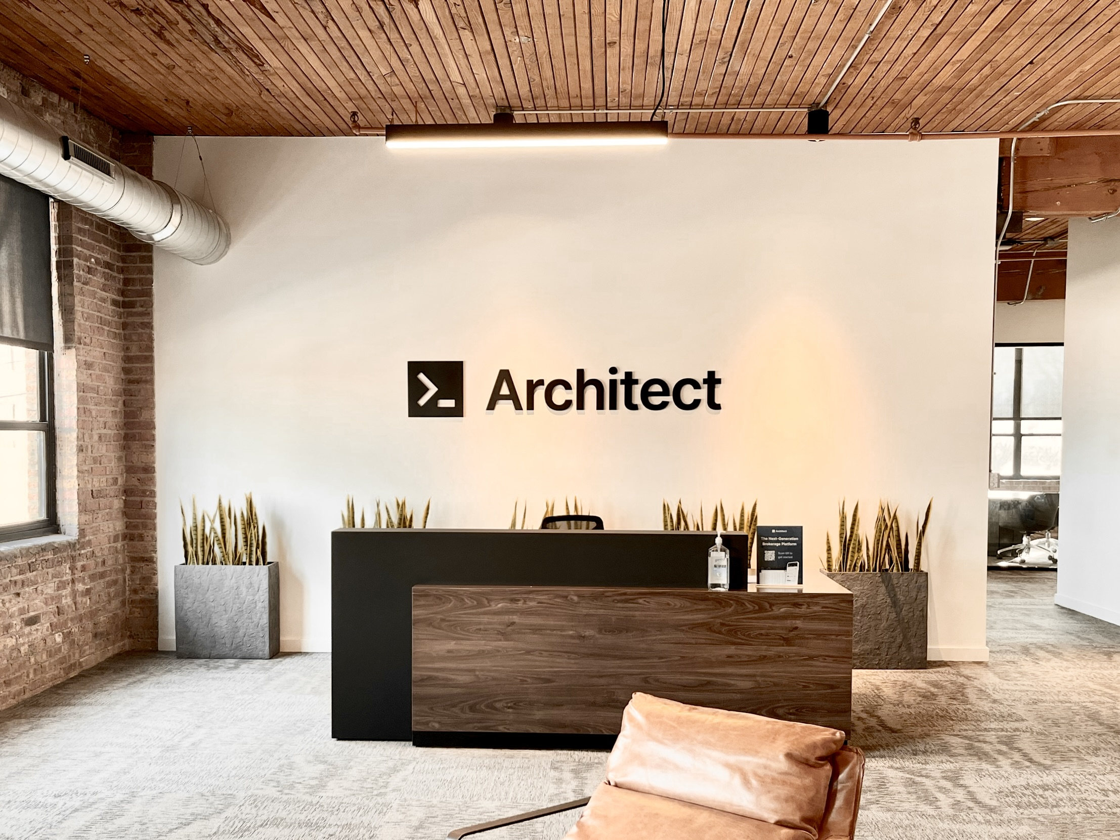 Architect office lobby